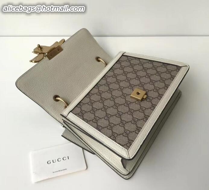 Good Product gucci Queen Margaret small GG top handle bag 476541 white