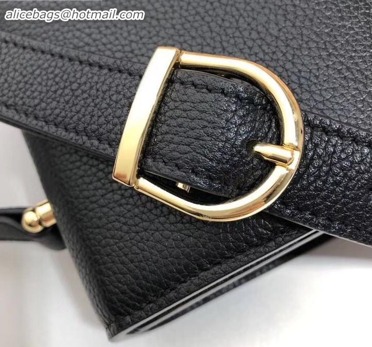 Good Quality Gucci Zumi grainy leather small shoulder bag 576388 black