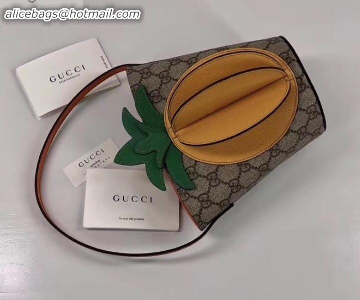 New Design gucci Children's GG bucket bag with pineapple 580850