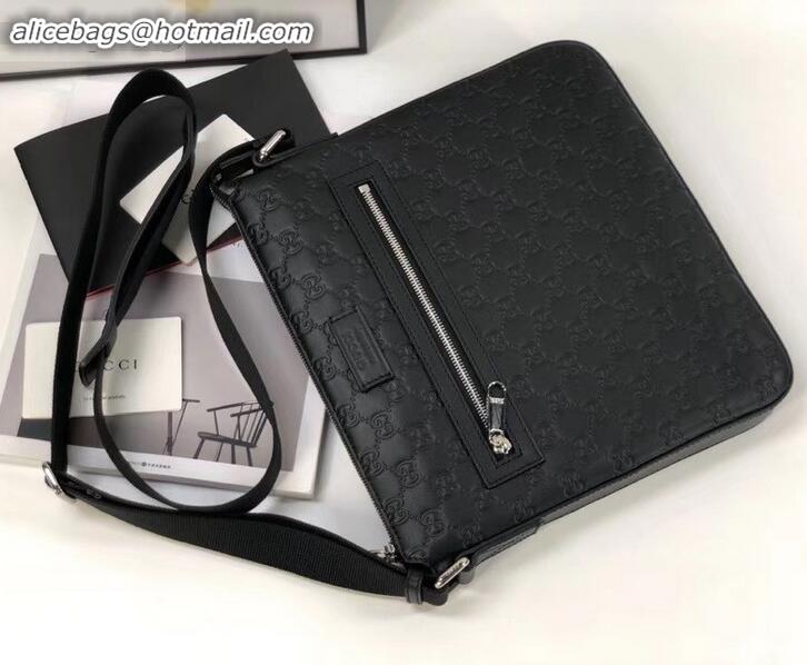 Discount Gucci Signature leather messenger bag 406408 