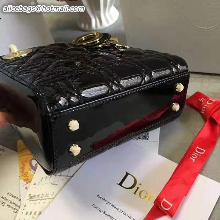 Design Dior MINI LADY DIOR CALFSKIN BAG M05050 Black