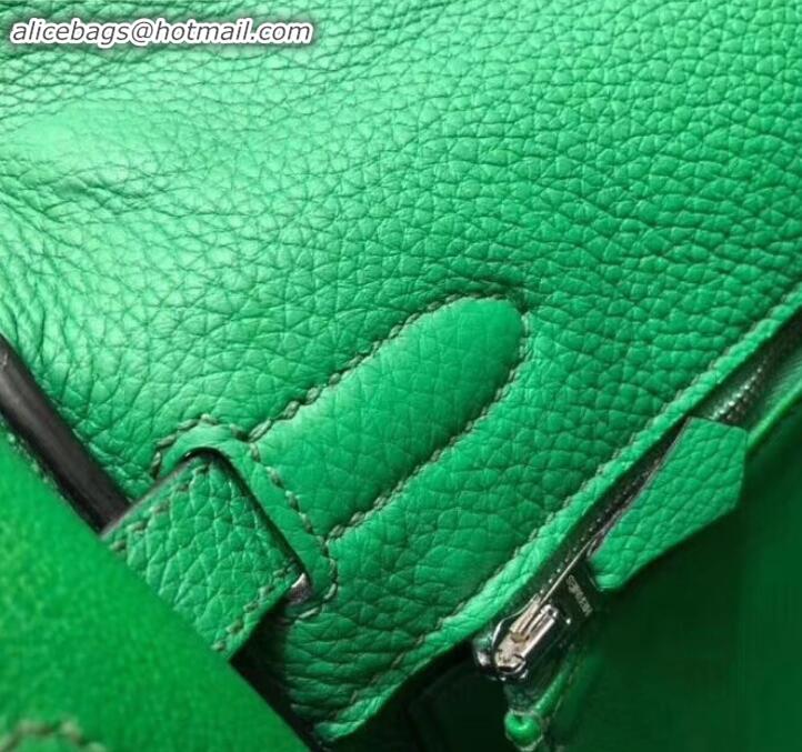 Classic Practical Hermes Kelly 28cm Bag In Original togo Leather With Gold/Silver Hardware bamboo green H091405