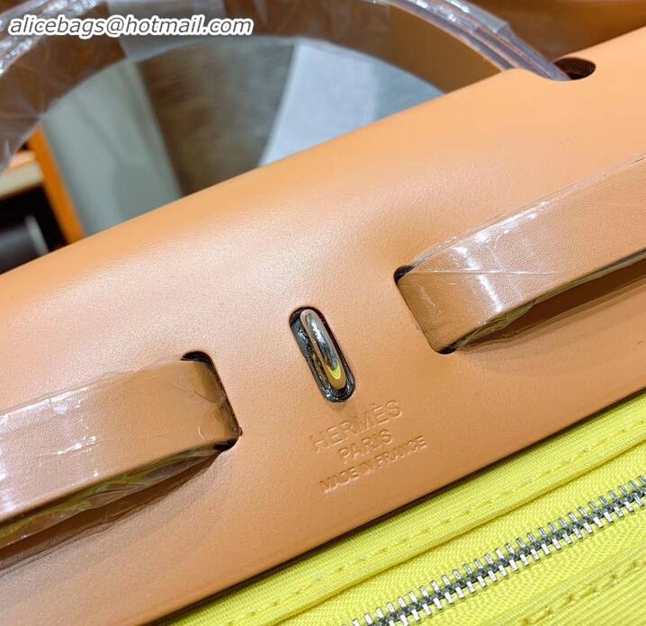 Discounts Hermes Herbag Zip 31 Bag in Original Quality Khaki/Yellow H091410