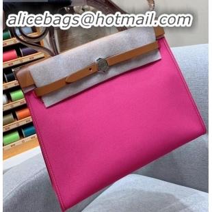 Fashion Hermes Herbag Zip 31 Bag in Original Quality brown/fuchsia H091410