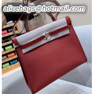 Luxury Hermes Herbag Zip 31 Bag in Original Quality Red H091410