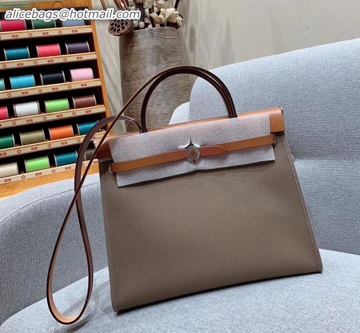 Perfect Hermes Herbag Zip 31 Bag in Original Quality Brown/Camel H091410