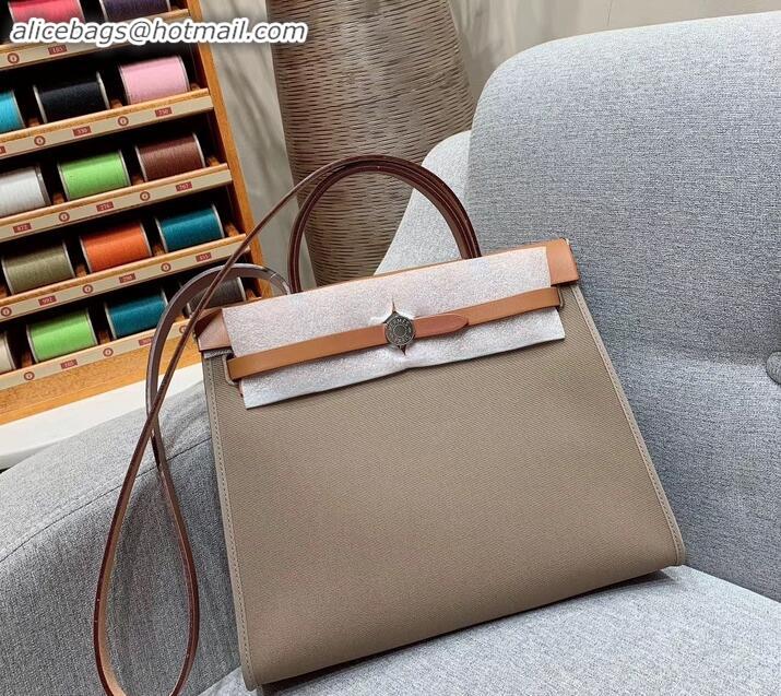 Perfect Hermes Herbag Zip 31 Bag in Original Quality Brown/Camel H091410