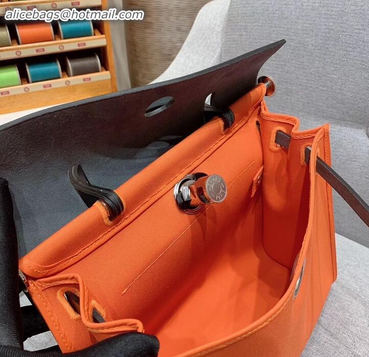 Unique Style Hermes Herbag Zip 31 Bag in Original Quality Black/Orange H091410