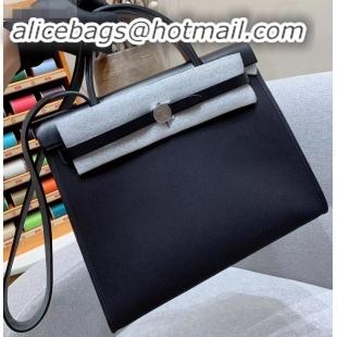 Stylish Hermes Herbag Zip 31 Bag in Original Quality Black H091410