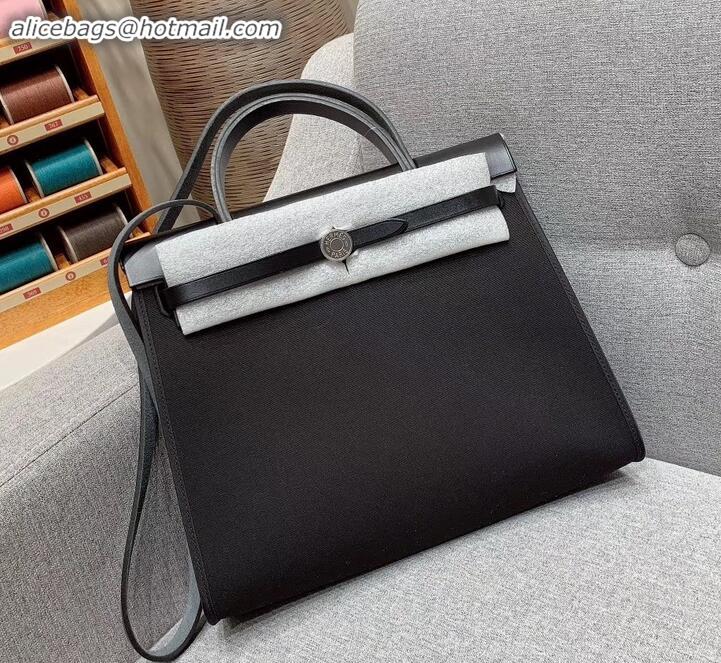 Stylish Hermes Herbag Zip 31 Bag in Original Quality Black H091410