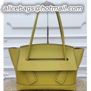 Hot Sell Bottega Veneta Arco 48 Bag in French Calf Top Handle Bag BV90701 Yellow 2019