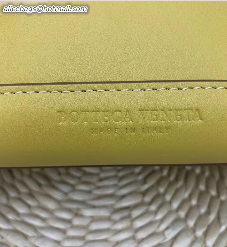 Hot Sell Bottega Veneta Arco 48 Bag in French Calf Top Handle Bag BV90701 Yellow 2019