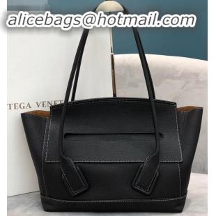 Buy Classic Bottega Veneta Arco 48 Bag in Grainy Calfskin Top Handle Bag BV90702 Black 2019