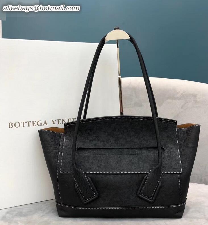 Buy Classic Bottega Veneta Arco 48 Bag in Grainy Calfskin Top Handle Bag BV90702 Black 2019