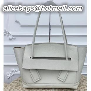 Buy women Bottega Veneta Arco 48 Bag in Grainy Calfskin Top Handle Bag BV90702 White 2019