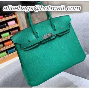 Super Quality Hermes Birkin 25cm Bag in Original Epsom Leather H091416 Green