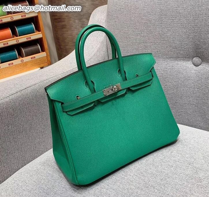 Super Quality Hermes Birkin 25cm Bag in Original Epsom Leather H091416 Green