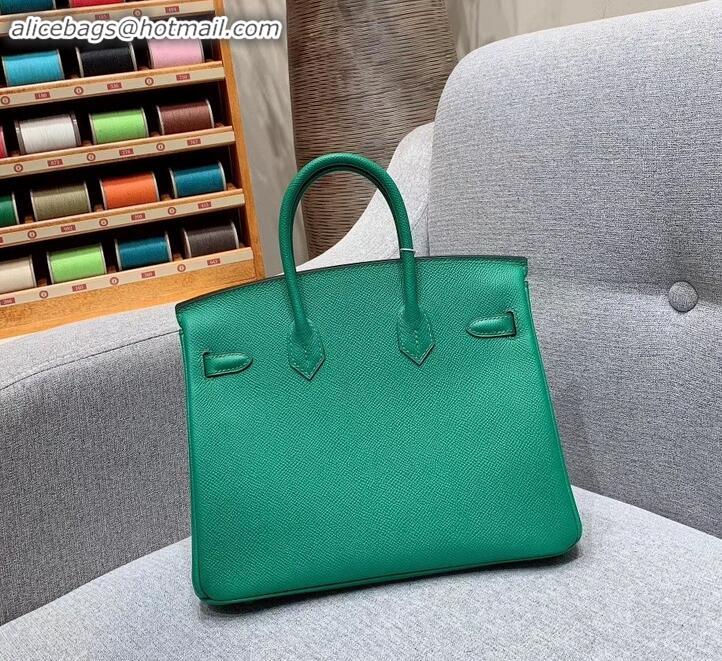 Super Quality Hermes Birkin 25cm Bag in Original Epsom Leather H091416 Green