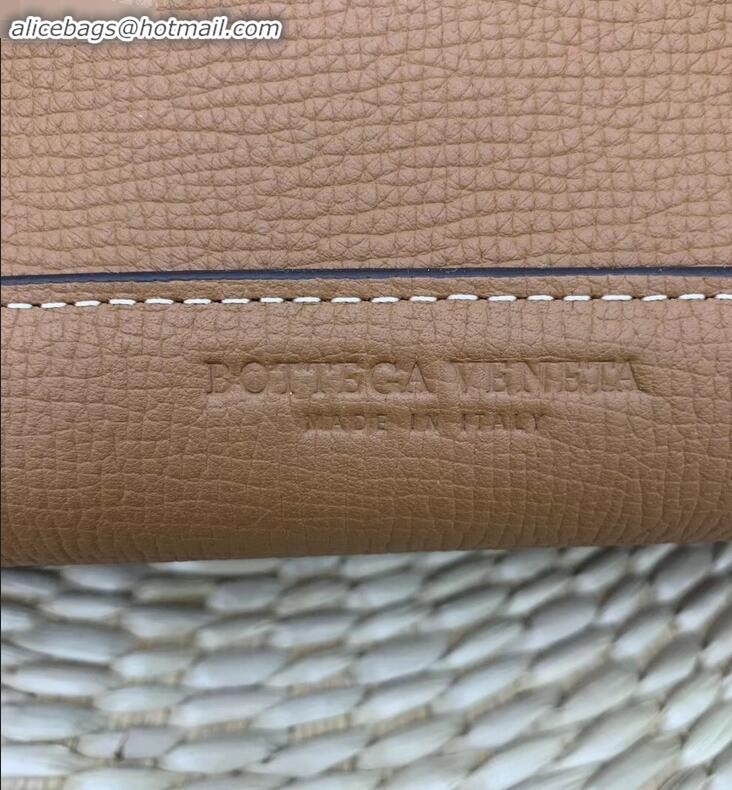 Cheapest Bottega Veneta Arco 48 Bag in Grainy Calfskin Top Handle Bag BV90702 Brown 2019