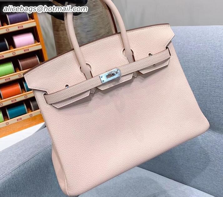 Fashion Hermes Birkin 25cm Bag in Original Togo Leather H091416 Beige