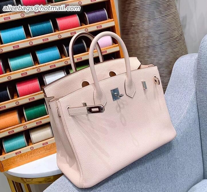 Fashion Hermes Birkin 25cm Bag in Original Togo Leather H091416 Beige