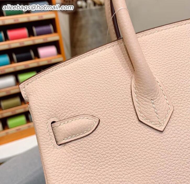 Fashion Hermes Birkin 25cm Bag in Original Togo Leather H091416 Beige