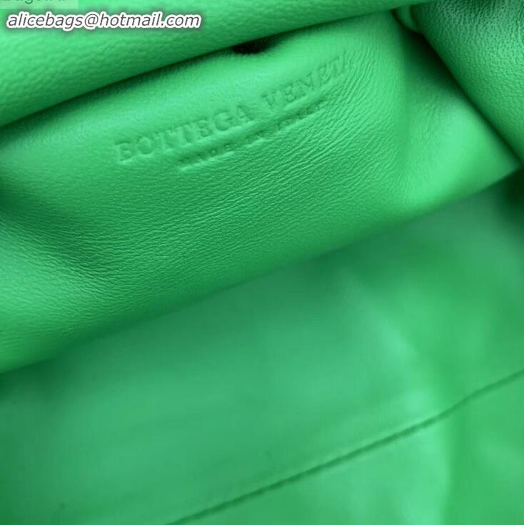 Grade Bottega Veneta Frame Pouch Clutch Small Bag with Strap In Intrecciato Woven Leather BV90721 Green 2019