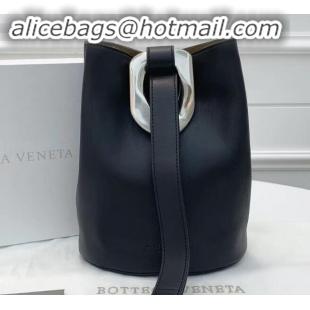 Buy Discount Bottega Veneta Drop Petite Bucket Bag BV90802 Black 2019