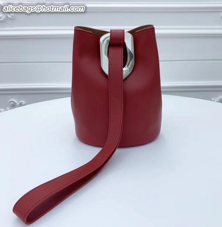 Hot Sale Bottega Veneta Drop Petite Bucket Bag BV90802 Red 2019