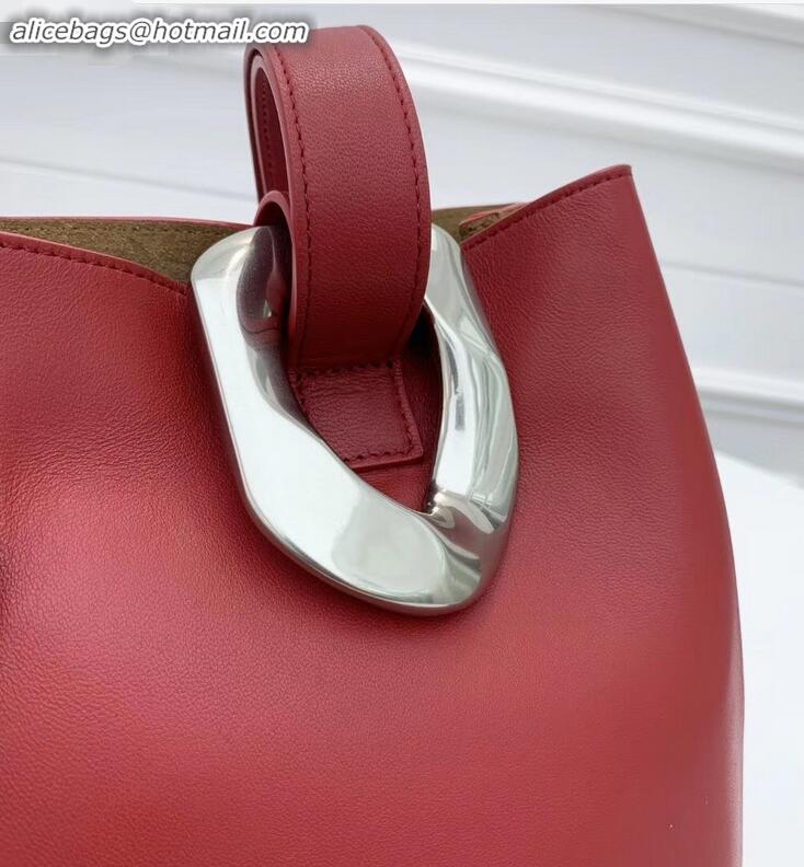 Hot Sale Bottega Veneta Drop Petite Bucket Bag BV90802 Red 2019