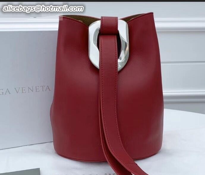 Hot Sale Bottega Veneta Drop Petite Bucket Bag BV90802 Red 2019