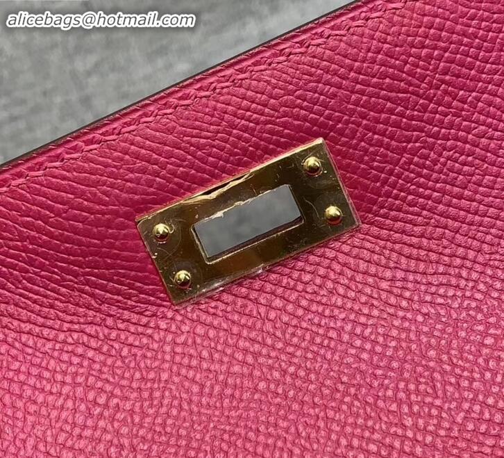 New Design Hermes Kelly 25cm Bag in Original Epsom Leather H091420 Antiqued Rose