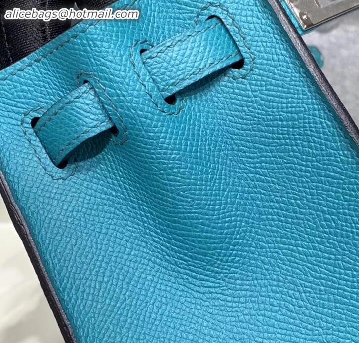 Best Price Hermes Kelly 25cm Bag in Original Epsom Leather H091420 Turquoise