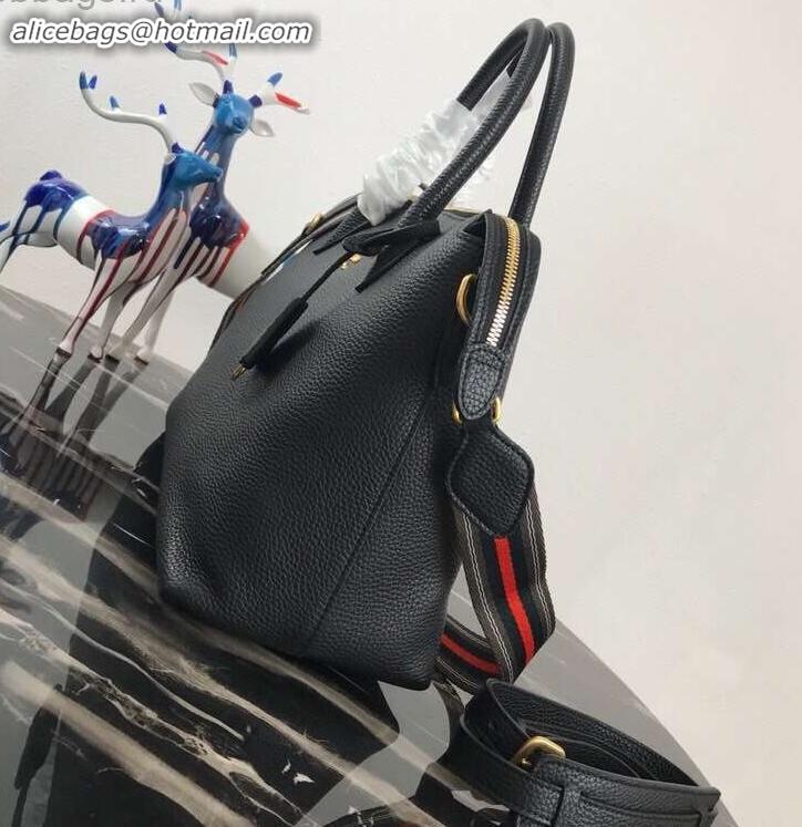 Top Sales PRADA Calf leather TOTE bag 1BA157 BLACK