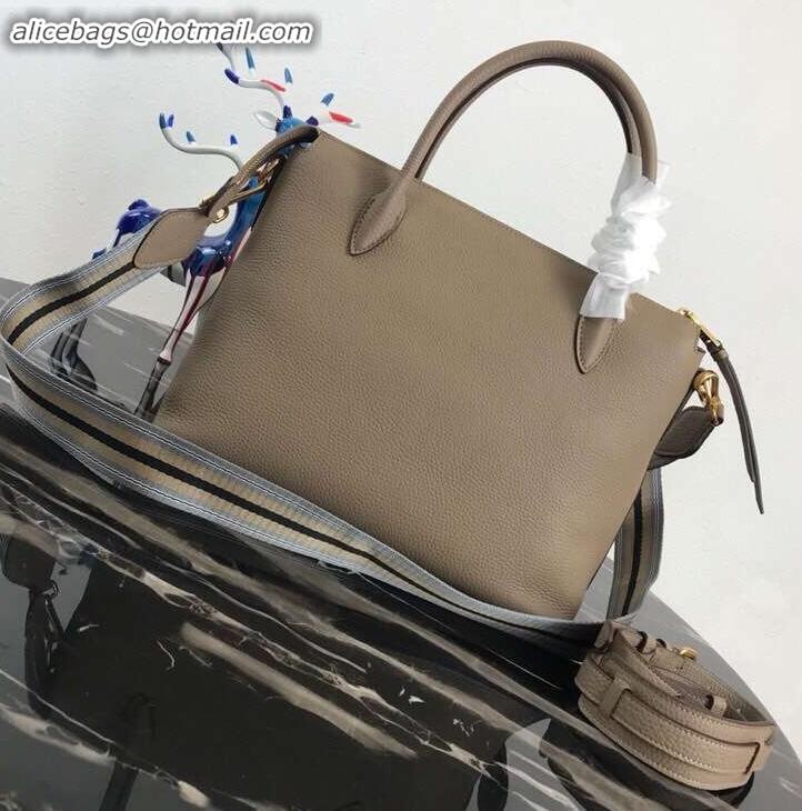 Duplicate PRADA Calf leather TOTE bag 1BA157 apricot