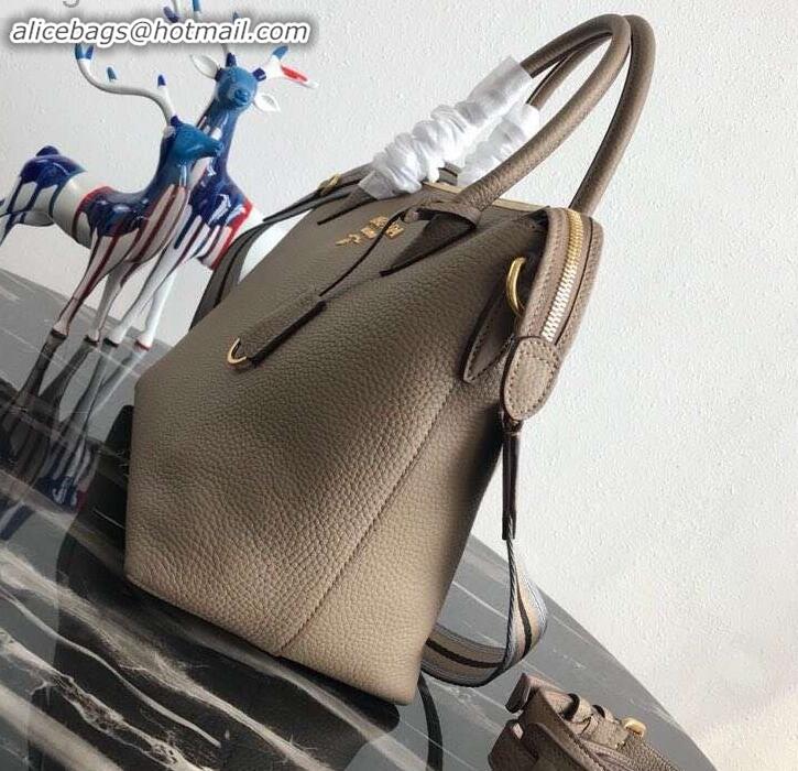 Duplicate PRADA Calf leather TOTE bag 1BA157 apricot