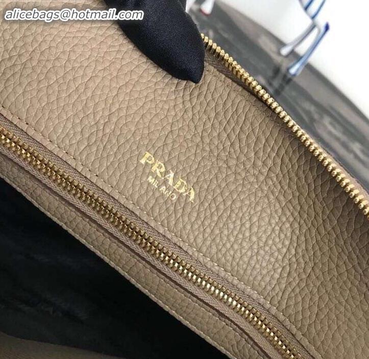 Duplicate PRADA Calf leather TOTE bag 1BA157 apricot