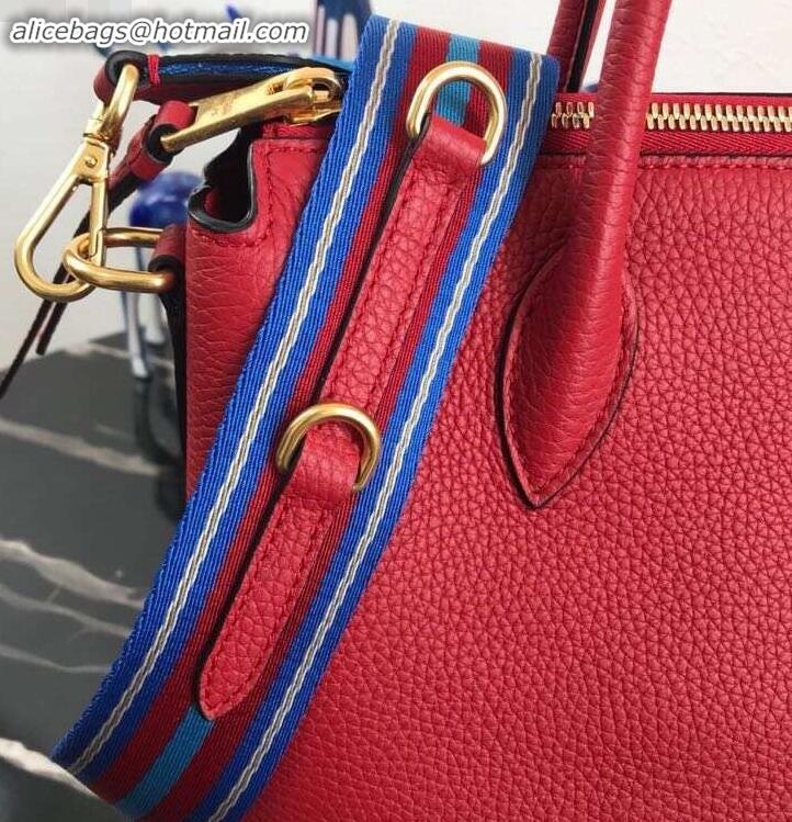 Duplicate PRADA Calf leather TOTE bag 1BA157 red