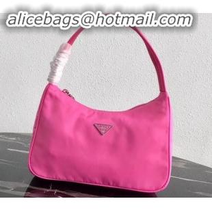 Sumptuous Prada Nylon Hobo Bag MV515 Pink 2019