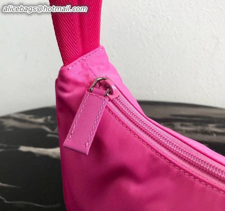 Sumptuous Prada Nylon Hobo Bag MV515 Pink 2019