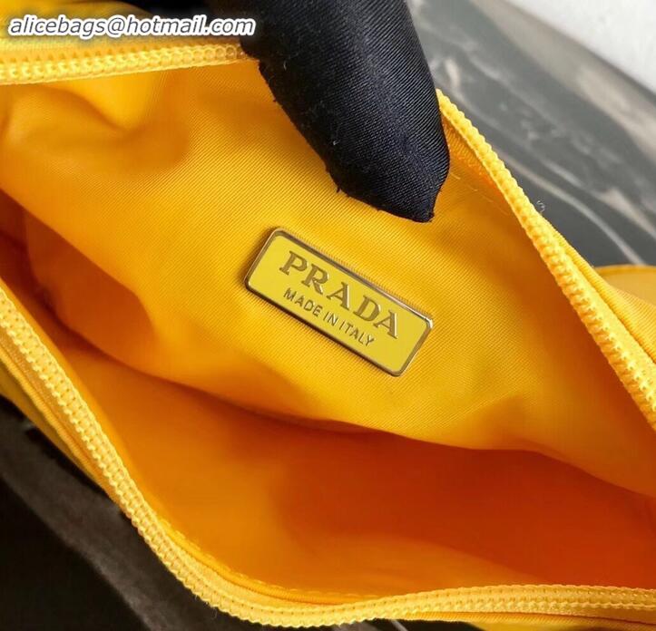 Stylish Prada Nylon Hobo Bag MV515 Yellow 2019