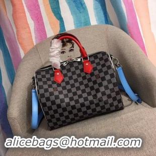 Top Quality Louis Vuitton Speedy Bandouliere Damier 30 N70949 Black/White