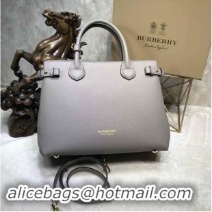 Classic Discount Best BurBerry Leather Tote Bag 5559 Grey