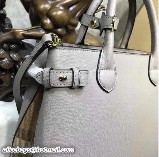 Classic Discount Best BurBerry Leather Tote Bag 5559 Grey