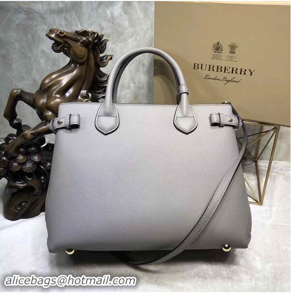 Classic Discount Best BurBerry Leather Tote Bag 5559 Grey