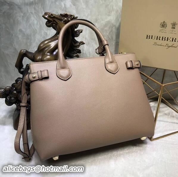 Perfect Promotion Design BurBerry Leather Tote Bag 5559 Apricot