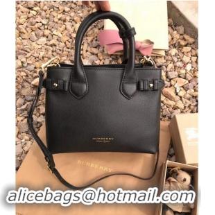 Unique Promotional BurBerry Leather Tote Bag 5560 Black