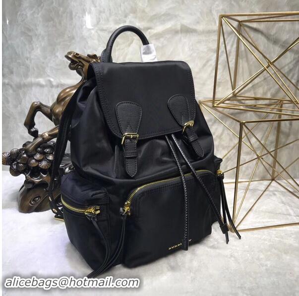 Top Quality Burberry Large Backpack Fabric ABU41048 Black