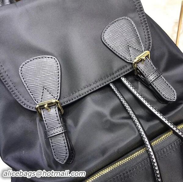 Top Quality Burberry Large Backpack Fabric ABU41048 Black