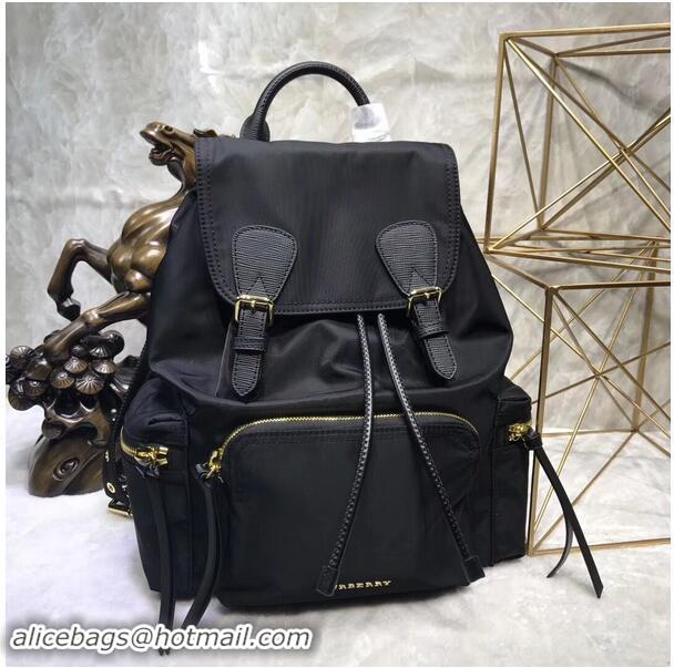 Top Quality Burberry Large Backpack Fabric ABU41048 Black